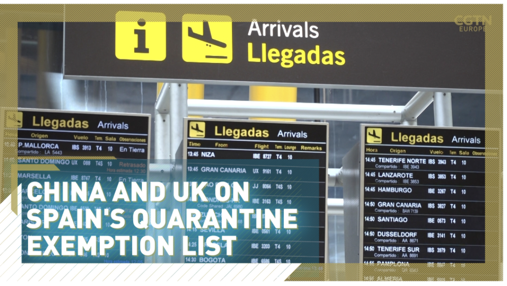 China among select nations offered quarantine exemption by Spain