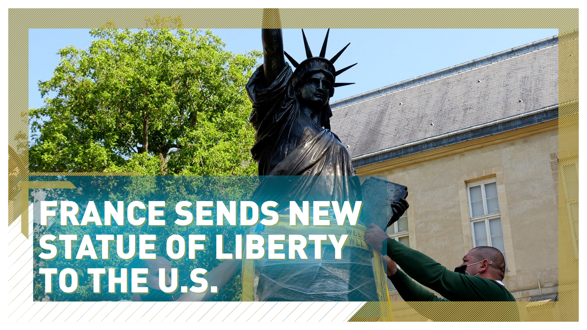 France sends a new Statue of Liberty to the U.S. 