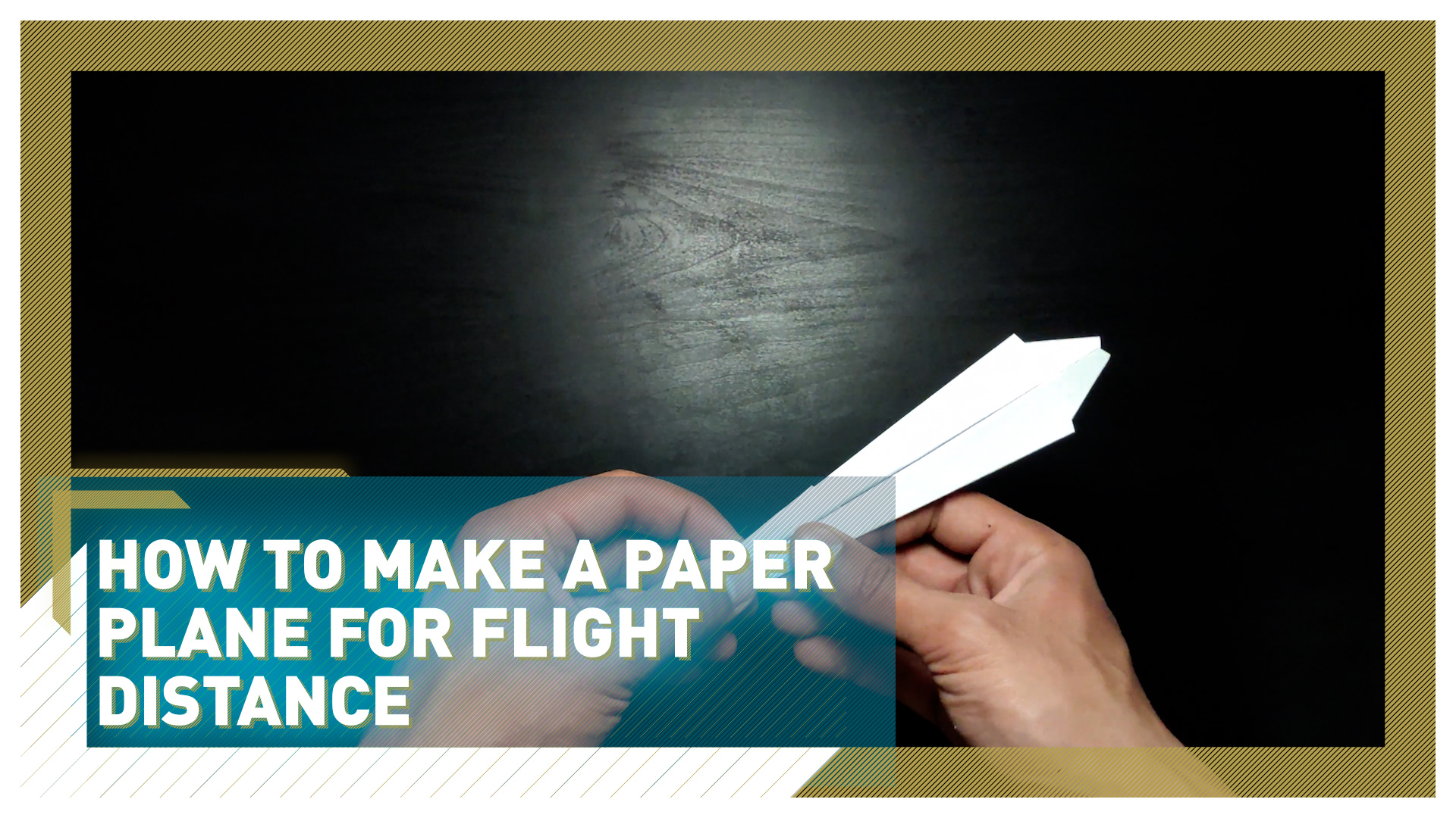 Here’s how to make a champion paper plane