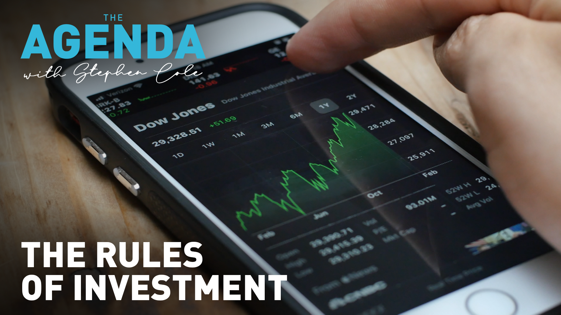 THE RULES OF INVESTMENT -  #TheAgenda with Stephen Cole