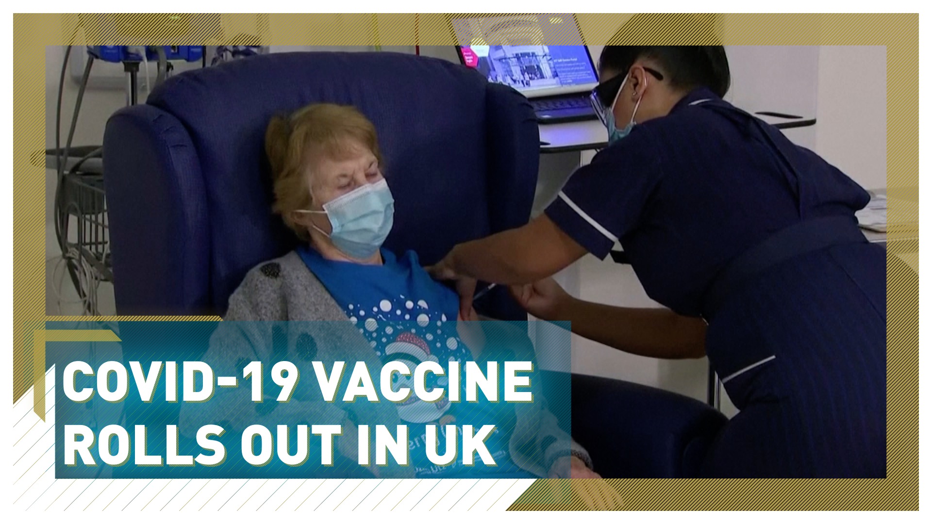 British grandmother first to receive Pfizer's COVID-19 vaccine