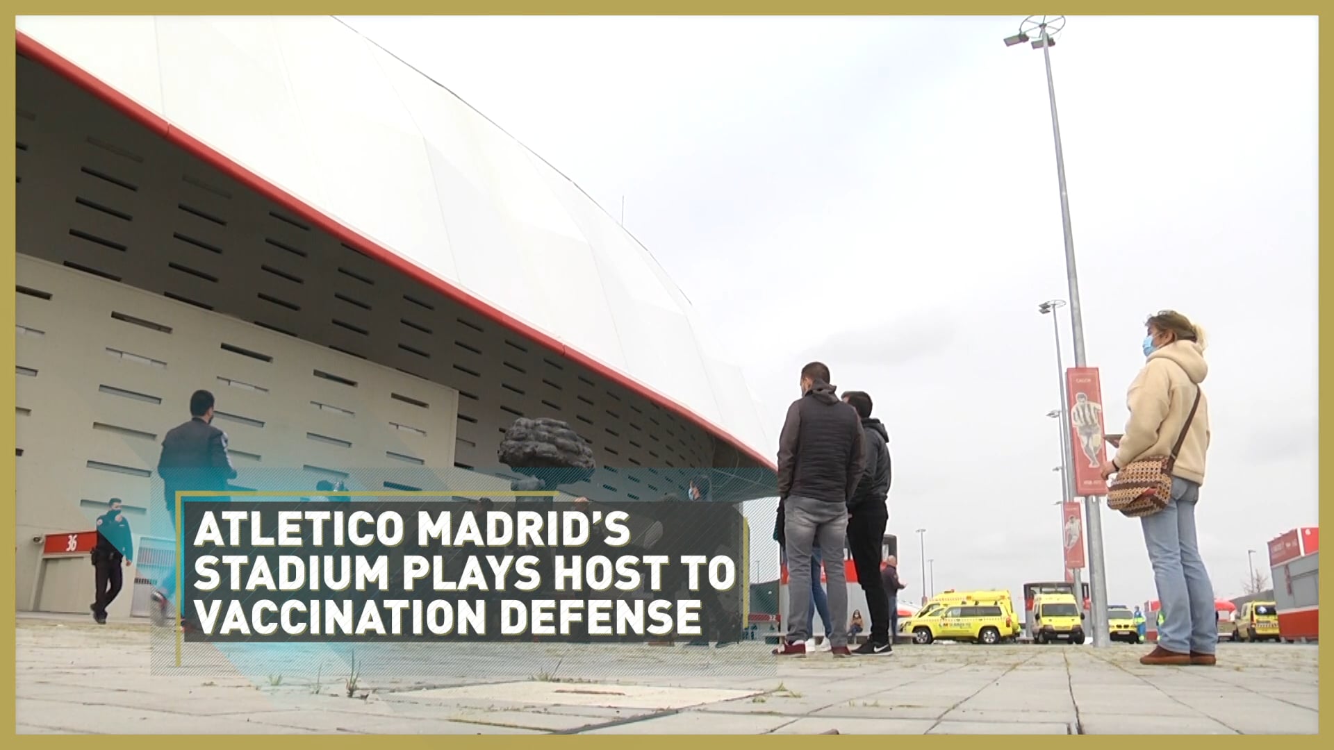 Atletico Madrid's football stadium turns into mass-vaccination center