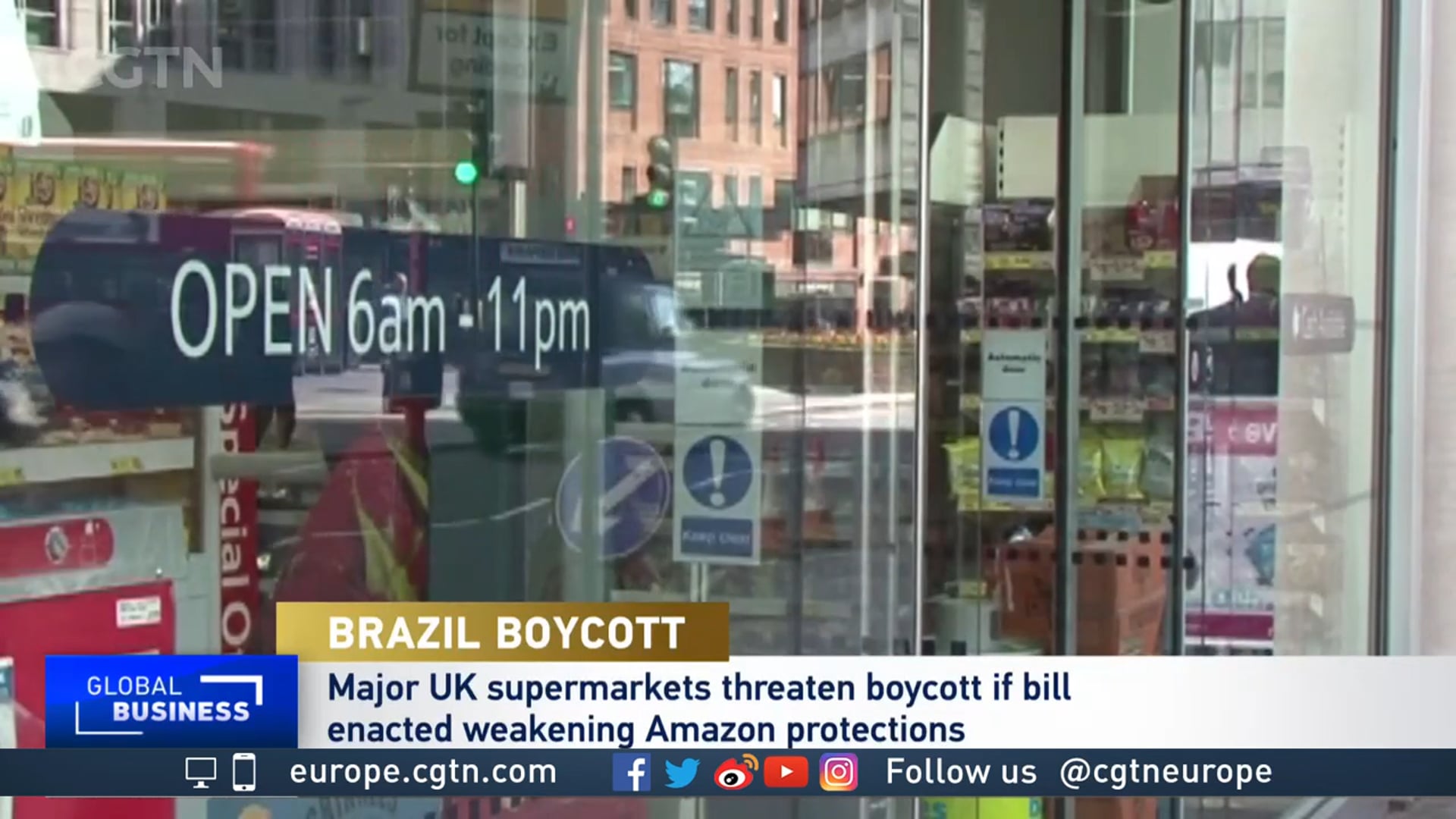 Tesco and Lidl among retailers warning Brazil over Amazon rainforest protections