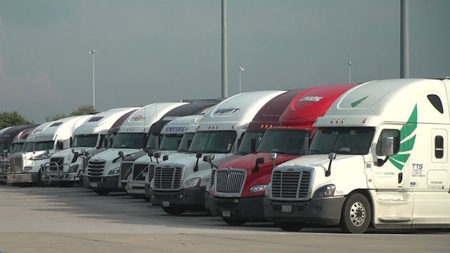 Trade war shifts US trucking industry...
