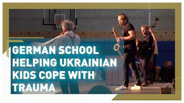 German school helping Ukrainian kids cope with trauma 