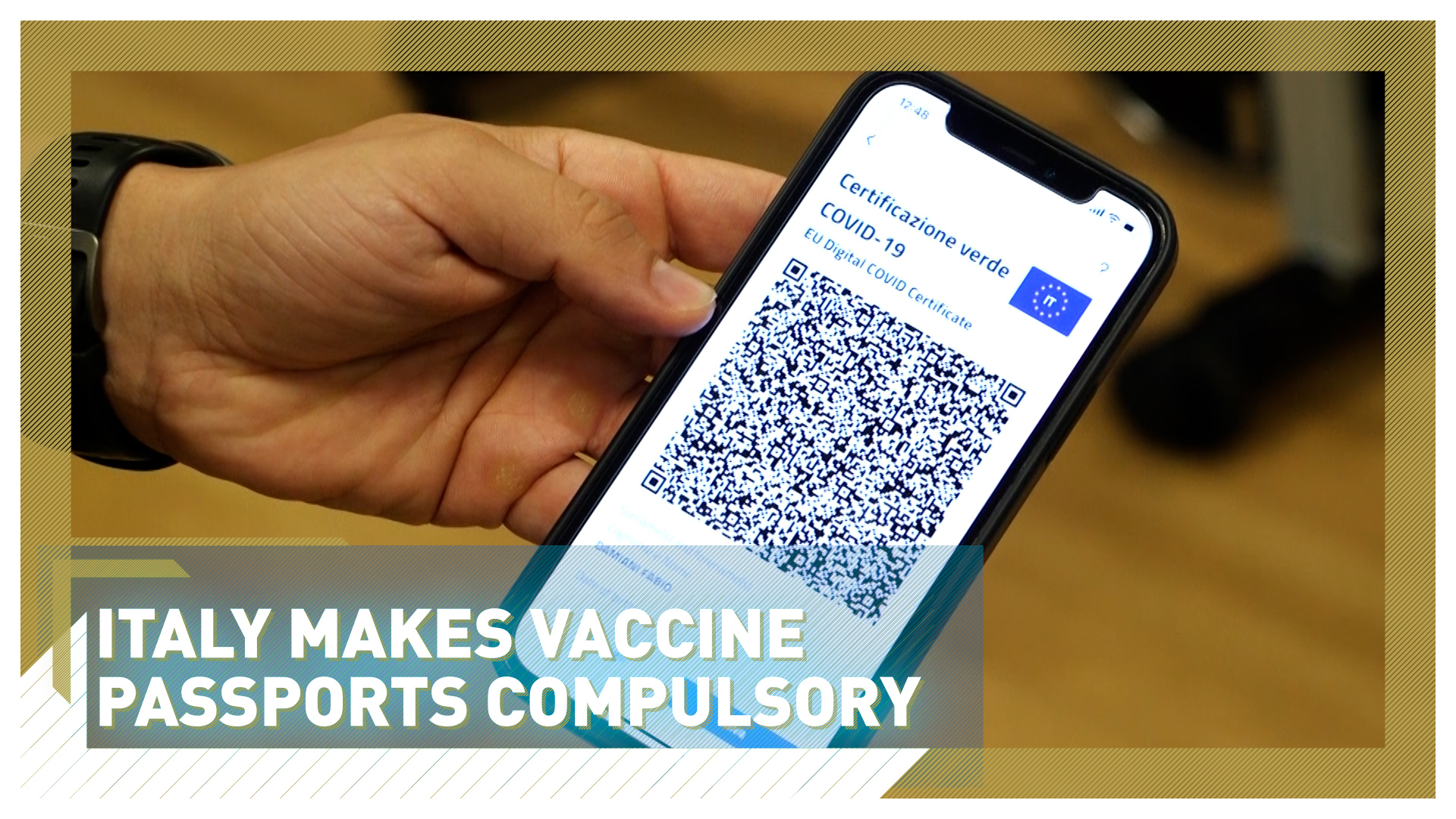 Vaccine passports now compulsory for all workers in Italy