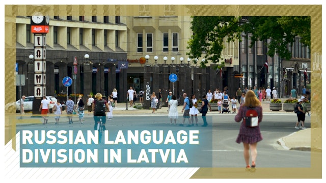 Prevalence of Russian language in Latvia causing some unease