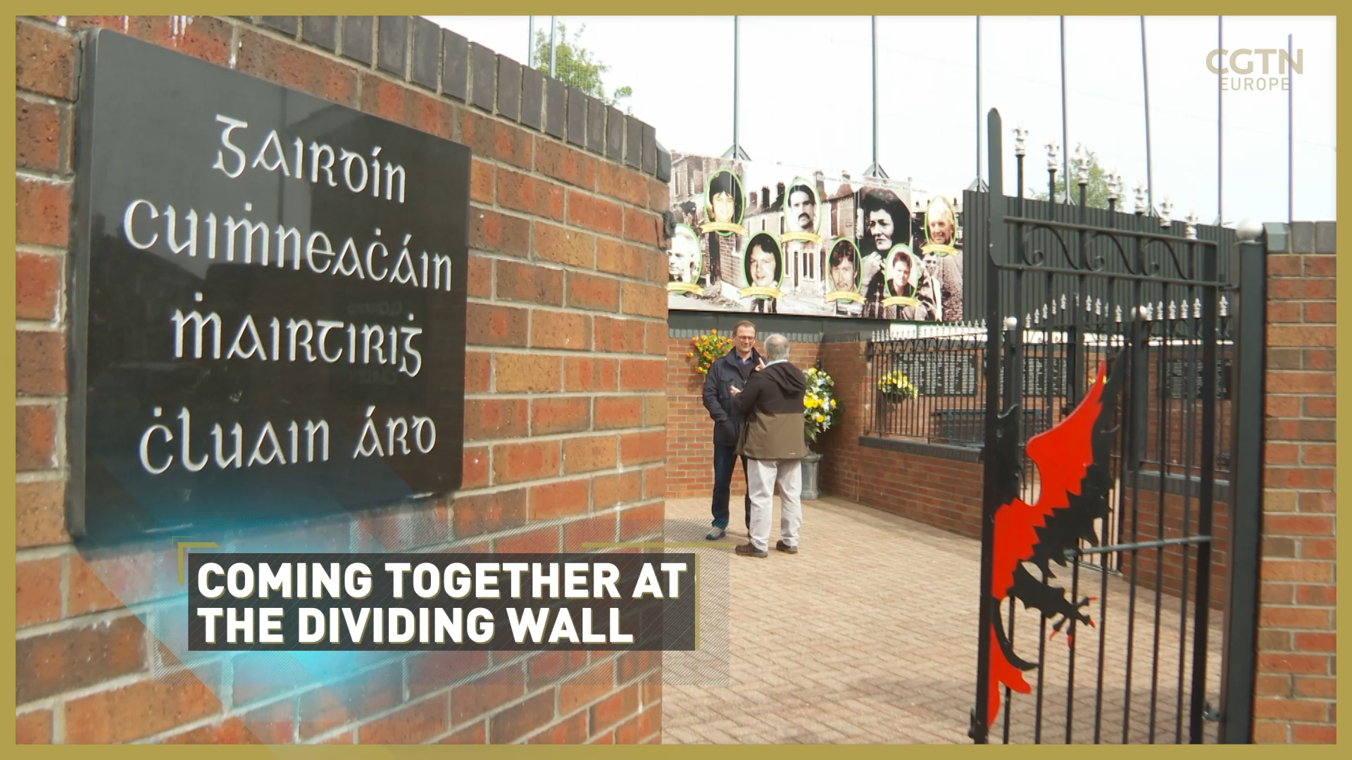 Coming together at the dividing wall