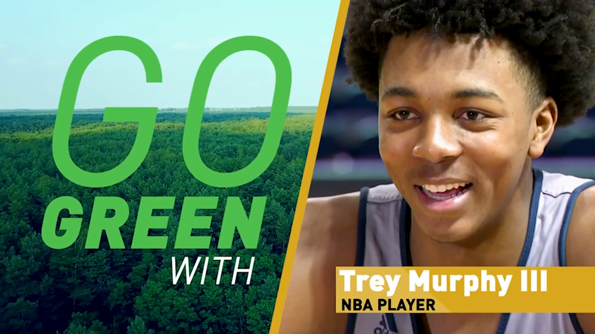 Trey Murphy III on how to be sustainable