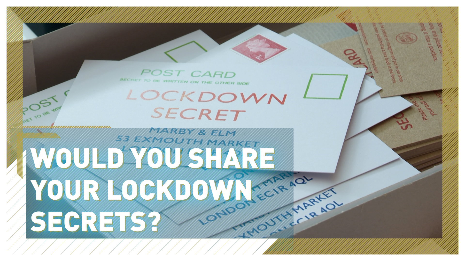 People's lockdown secrets revealed in postcards