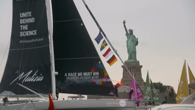 After sail across the Atlantic,climat...