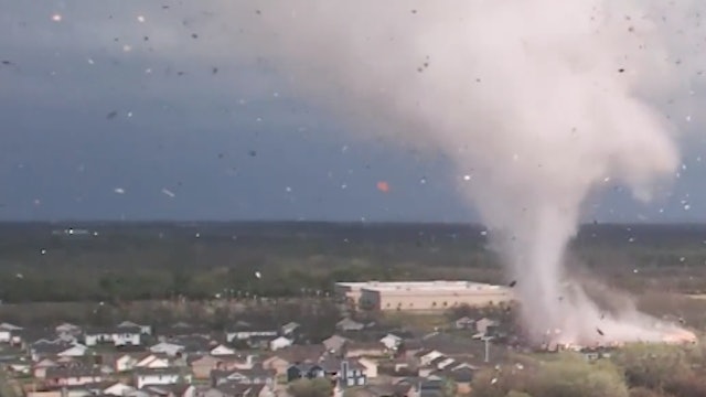 MOMENT: Tornado rips through U.S. city