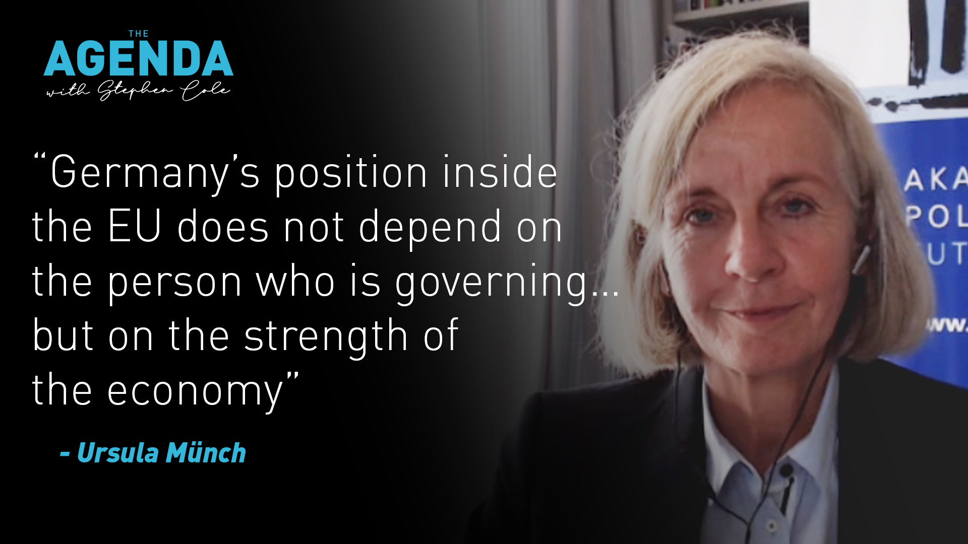 Germany's position in the EU 'dependent on its economy' - #TheAgenda