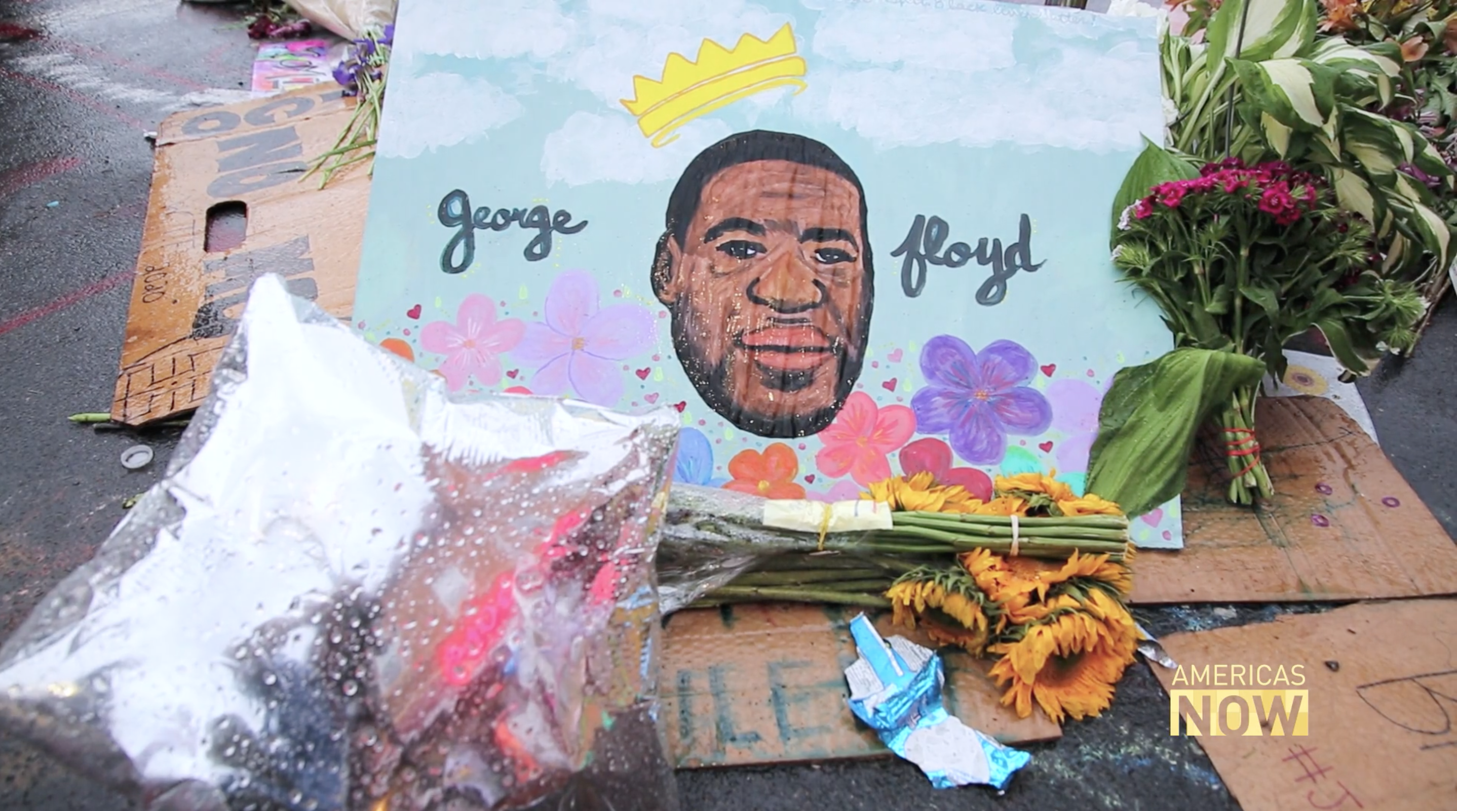 The knee of a white police officer ignites protests around the world