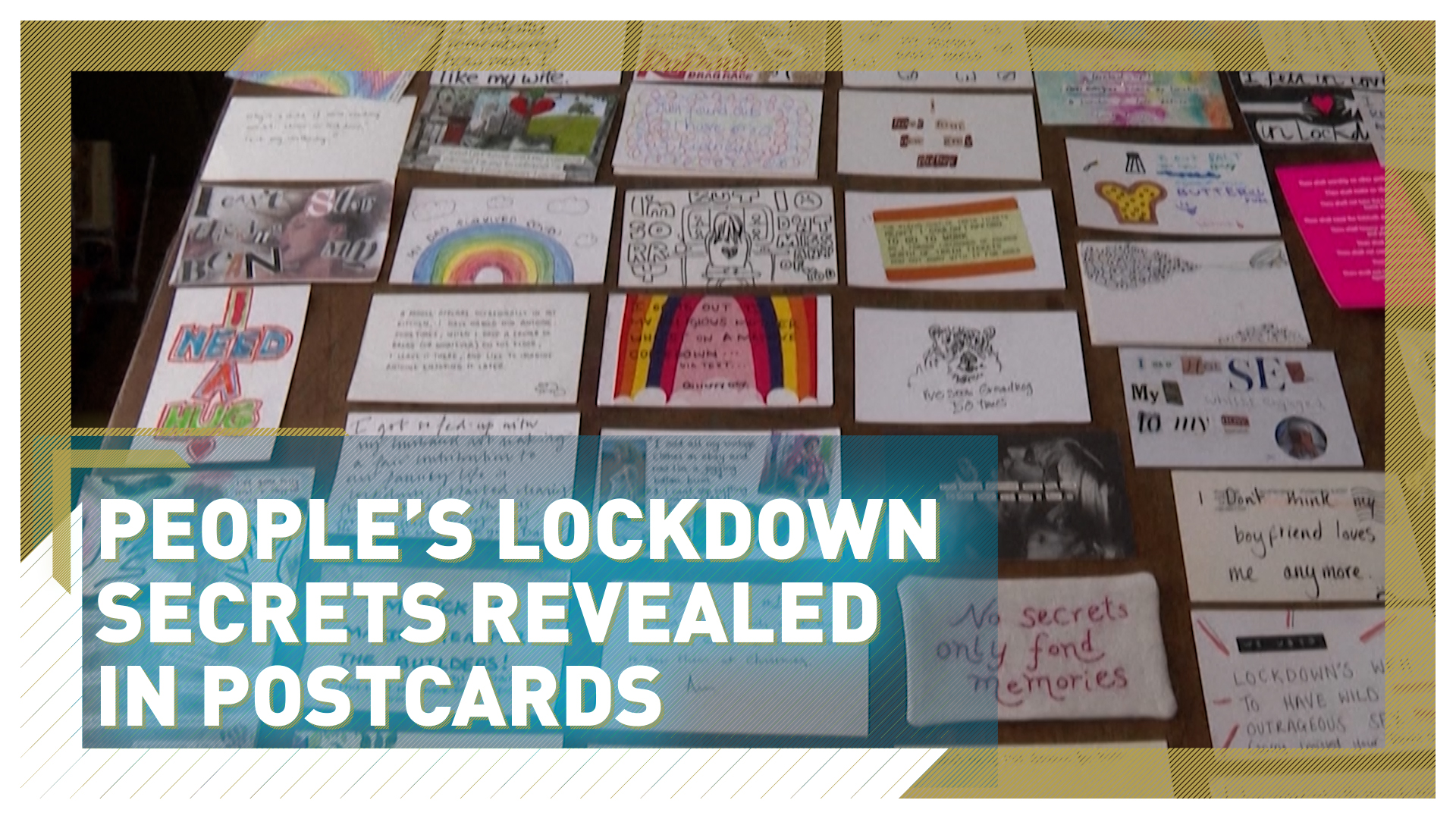 People’s lockdown secrets revealed in postcards