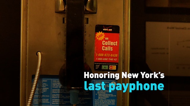 Honoring New York’s last payphone