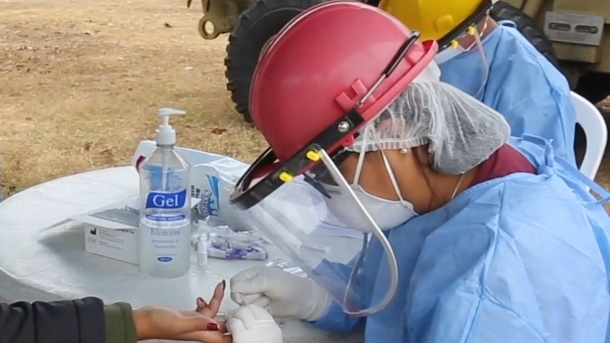 Venezuelans helping fight COVID-19 in Peru 