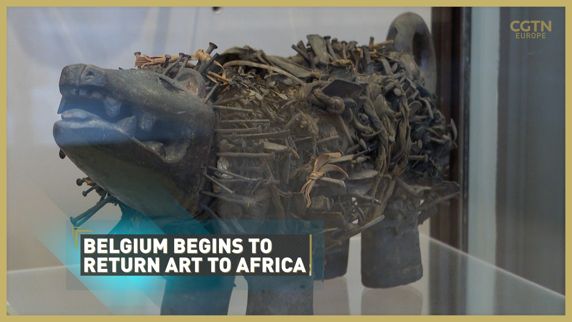 Belgium begins to return art to Africa