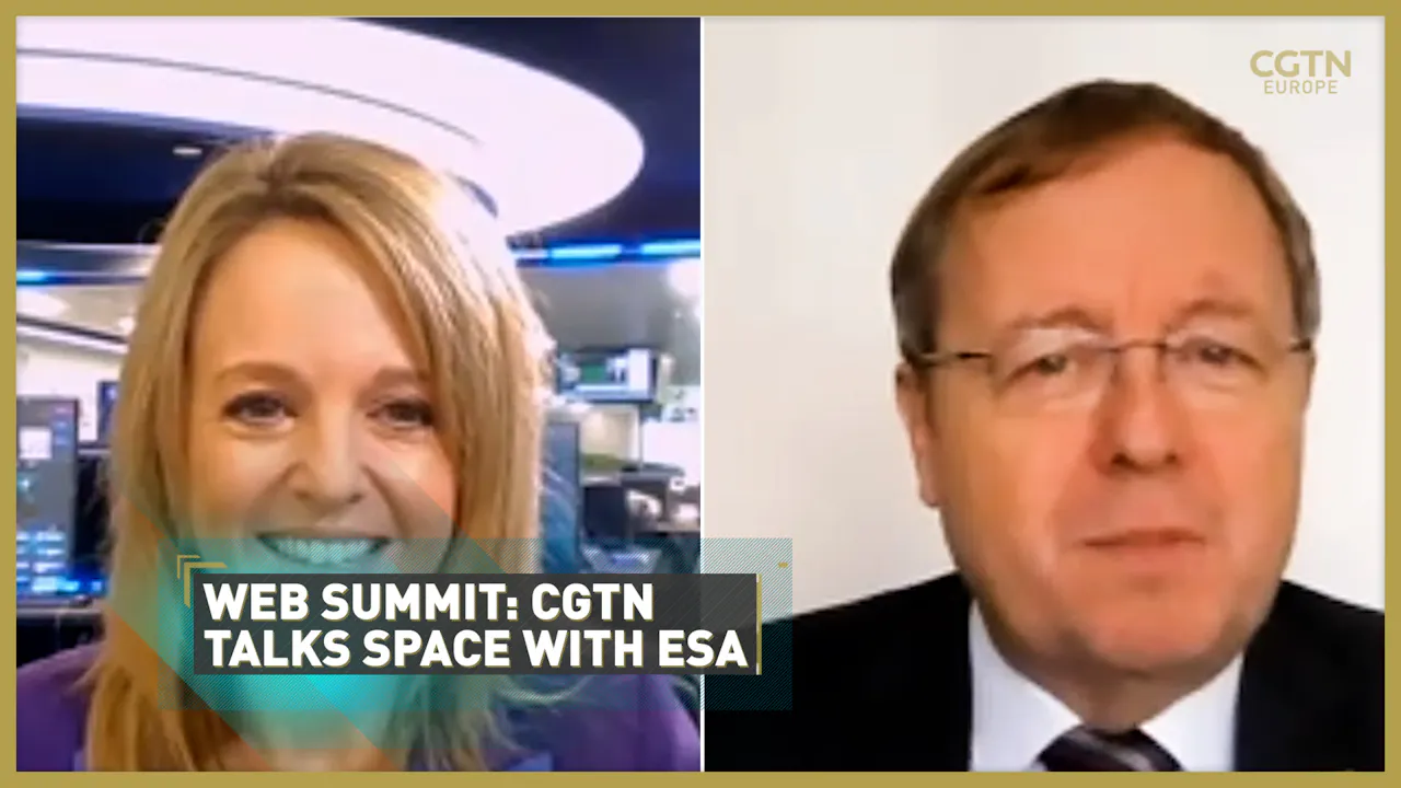 WEB SUMMIT 2020: CGTN talks space with ESA - CGTN Europe - Watch CGTN Now