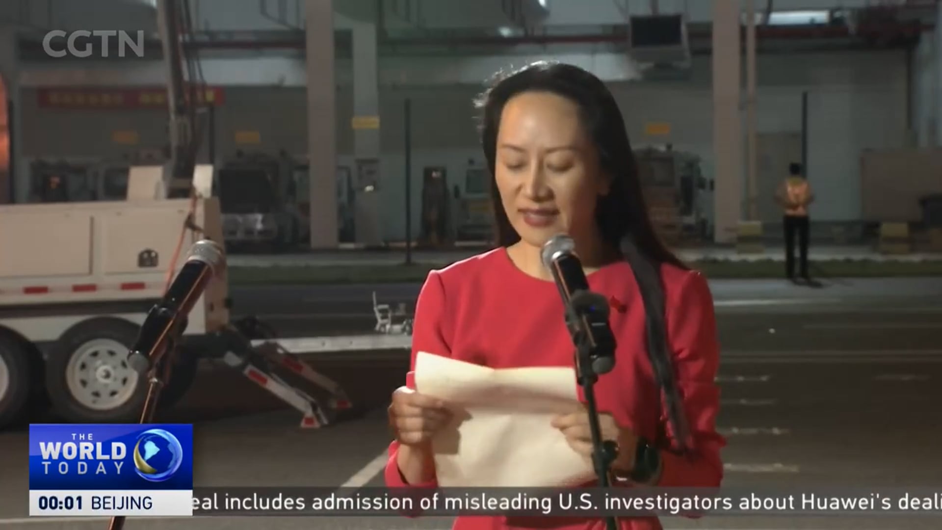 Huawei executive Meng Wanzhou arrives in China after release by Canada