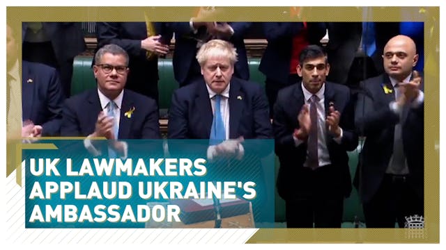 UK lawmakers applaud Ukraine's ambass...