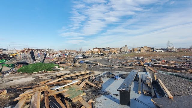 Rebuilding tornado damaged town