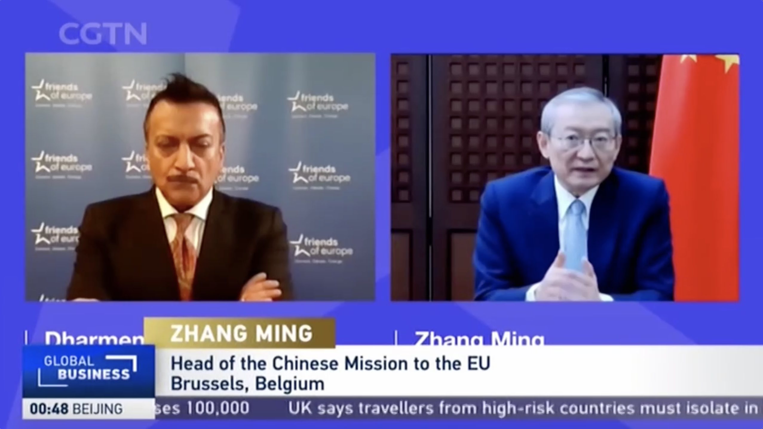 China's EU ambassador Zhang Ming praises growing relations
