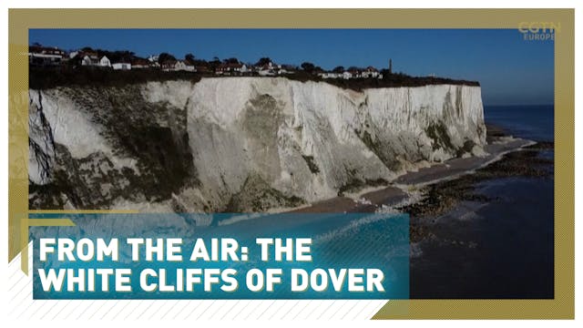 From the air: The White Cliffs of Dover