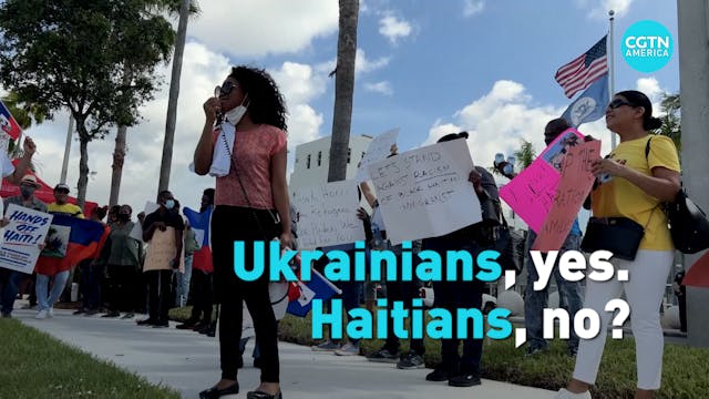 U.S. favors Ukrainians or Haitians?