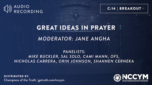 C14 - Great Ideas in Prayer