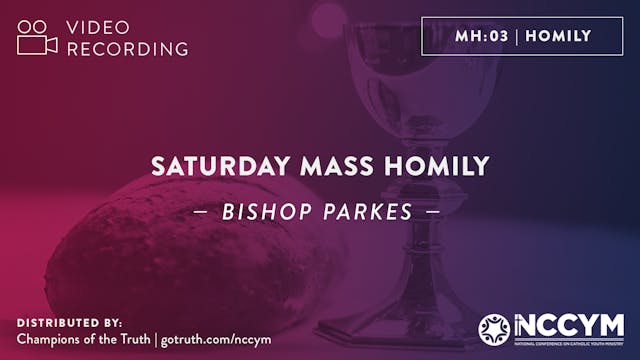 MH03 - Saturday Homily (Video)