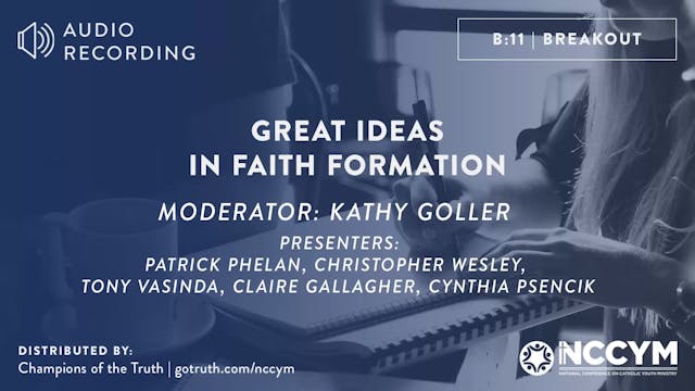 B11 - Great Idea in Faith Formation