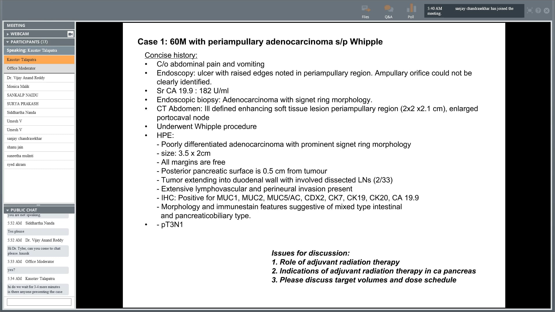 02/15/18 - Dr. Kaustav Talapatra - Radiation Oncology - GI India