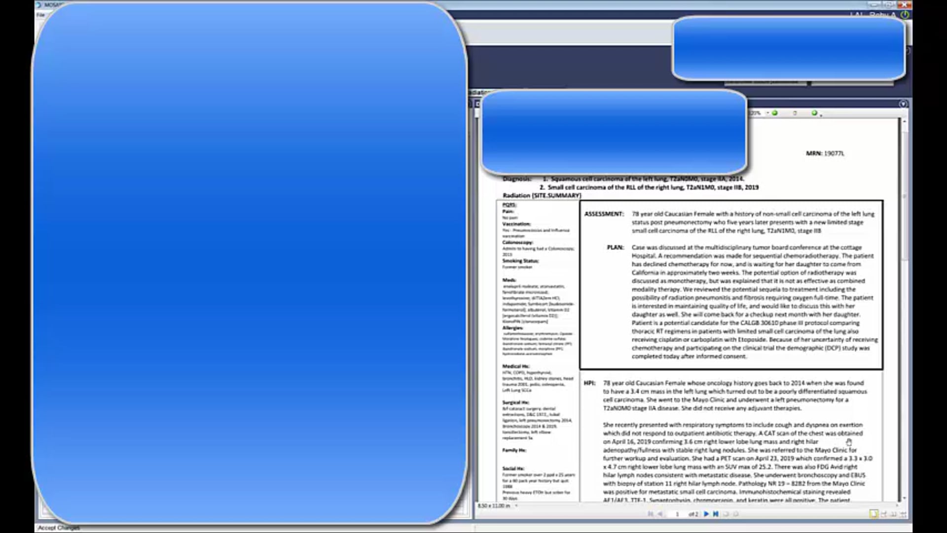 06/13/19 - Dr. Larry Marks - Radiation Oncology - Lung US