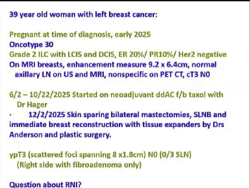 12/18/2025 - Dr. Abram Recht - Radiation Oncology - Breast