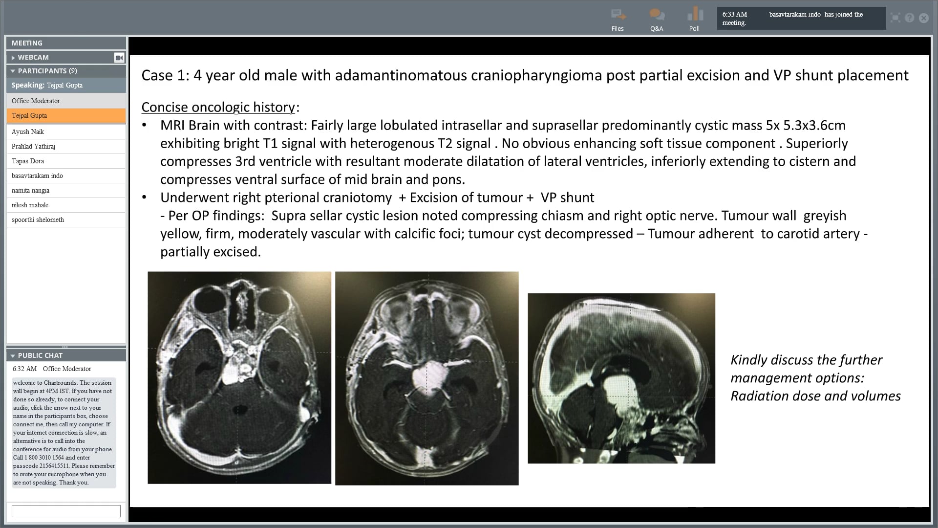 05/10/18 - Dr. Tejpal Gupta - Radiation Oncology - CNS India