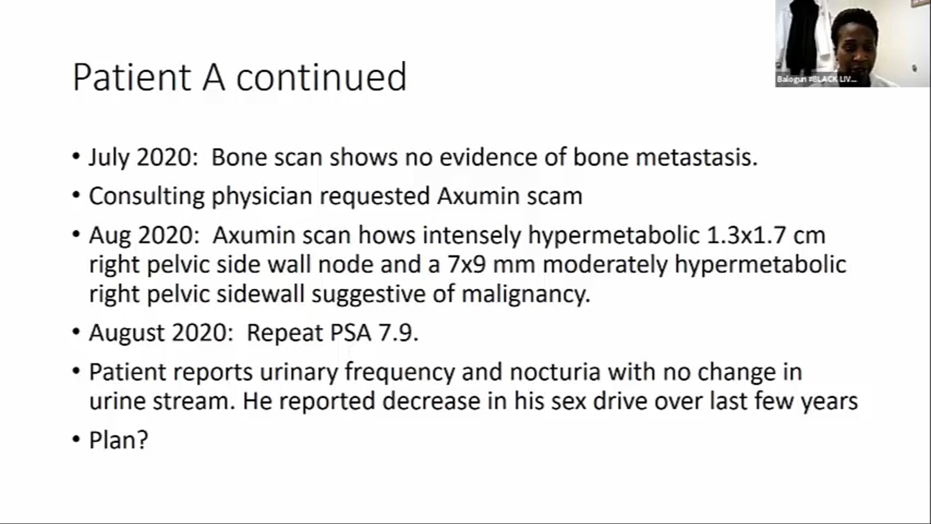 09/23/20 - Dr. Rubagumya - Radiation Oncology - Prostate GU Africa