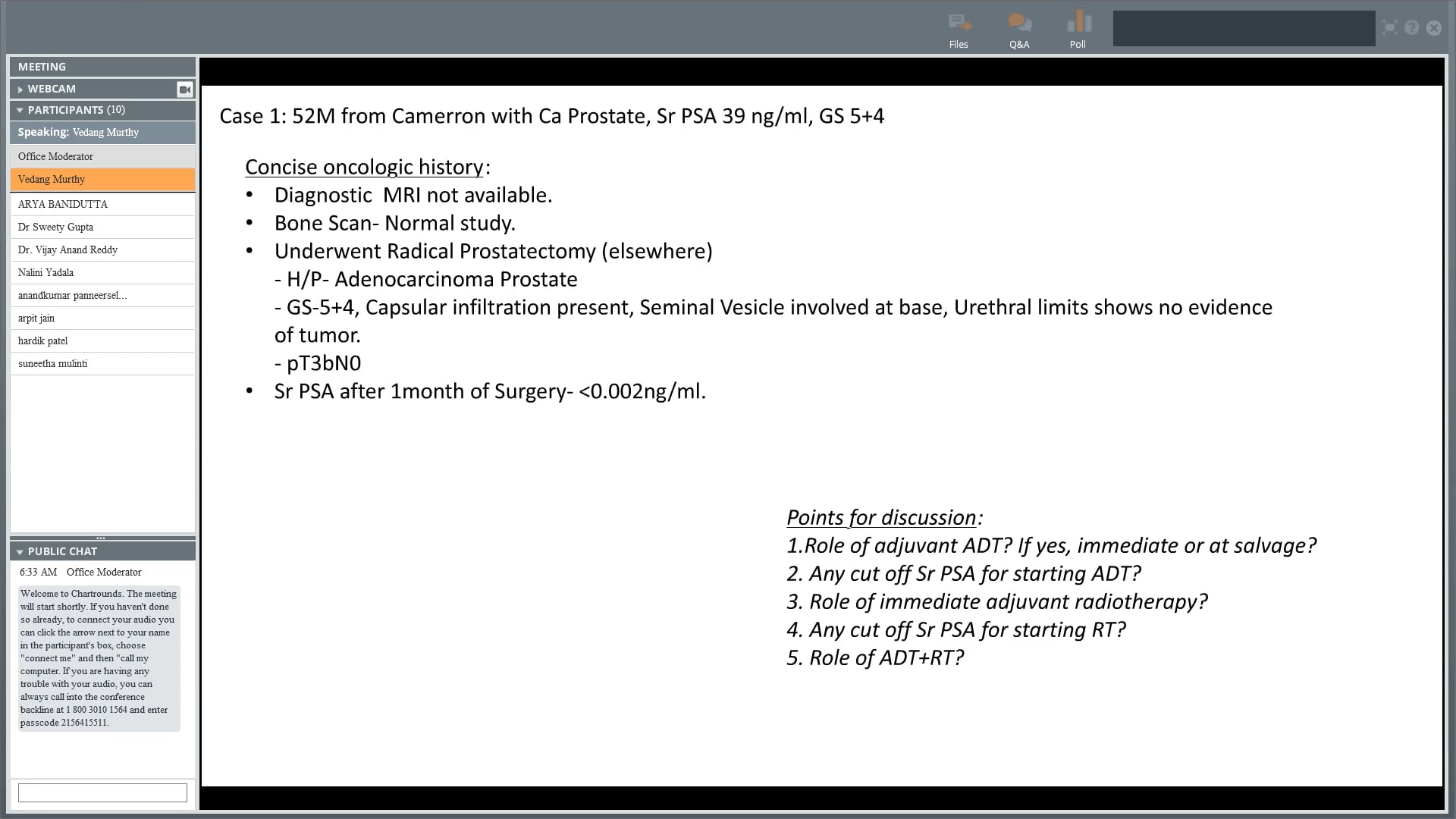 04/05/18 - Dr. Vedang Murthy - Radiation Oncology - GU India