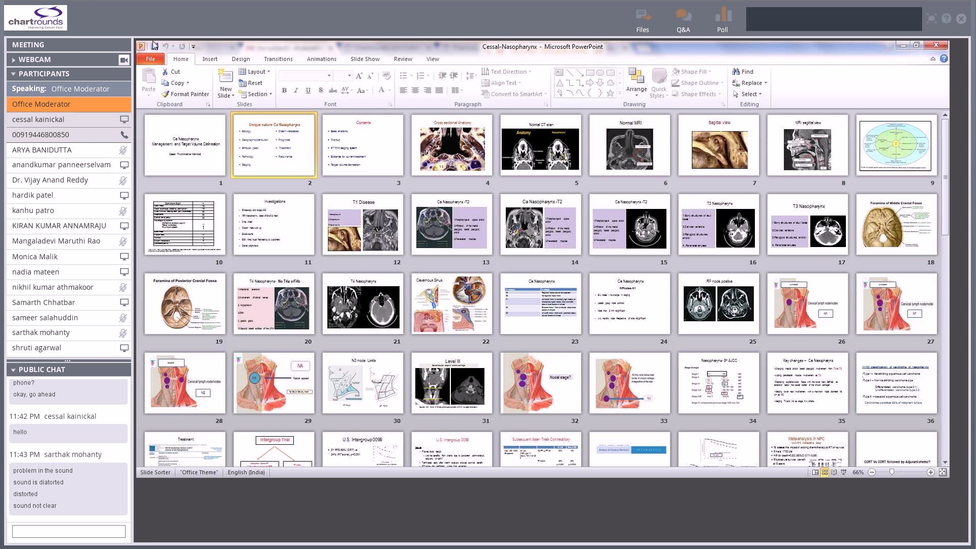 02/08/18 - Dr. Cessal Kainickal - Radiation Oncology - Head and Neck India