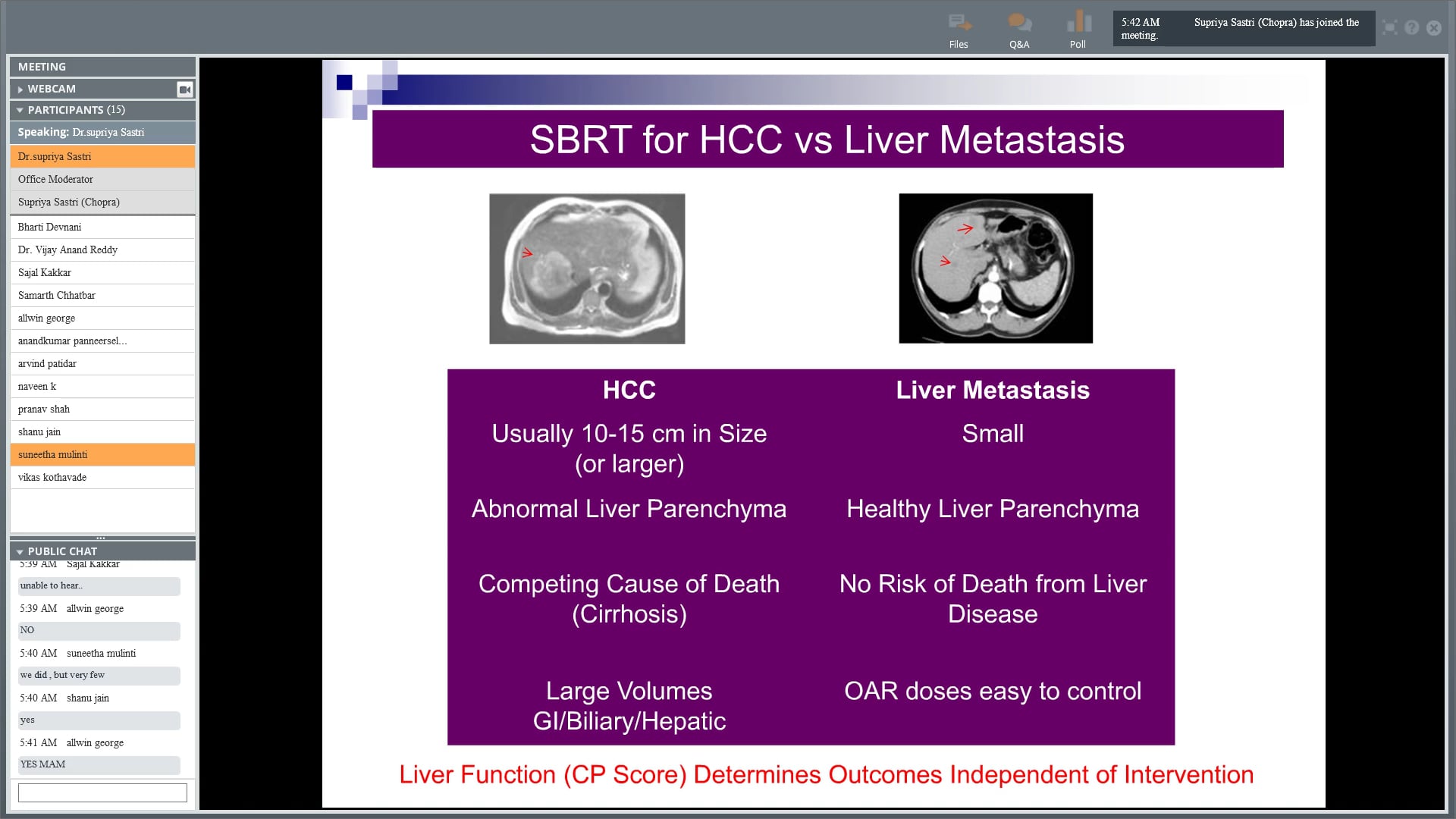 01/04/18 - Dr. Supriya Sastri (Chopra) - Radiation Oncology - SBRT India