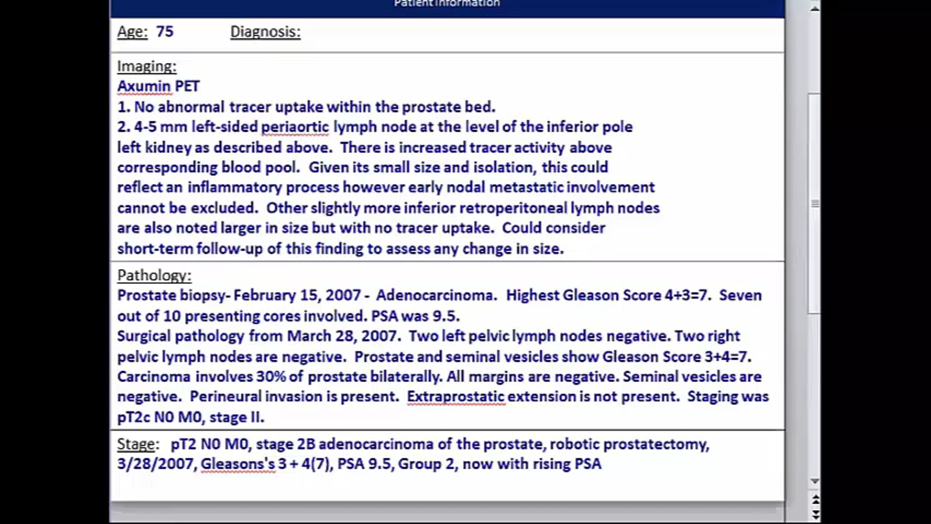 03/03/20 - Dr. Howard Sandler - Radiation Oncology - GU US