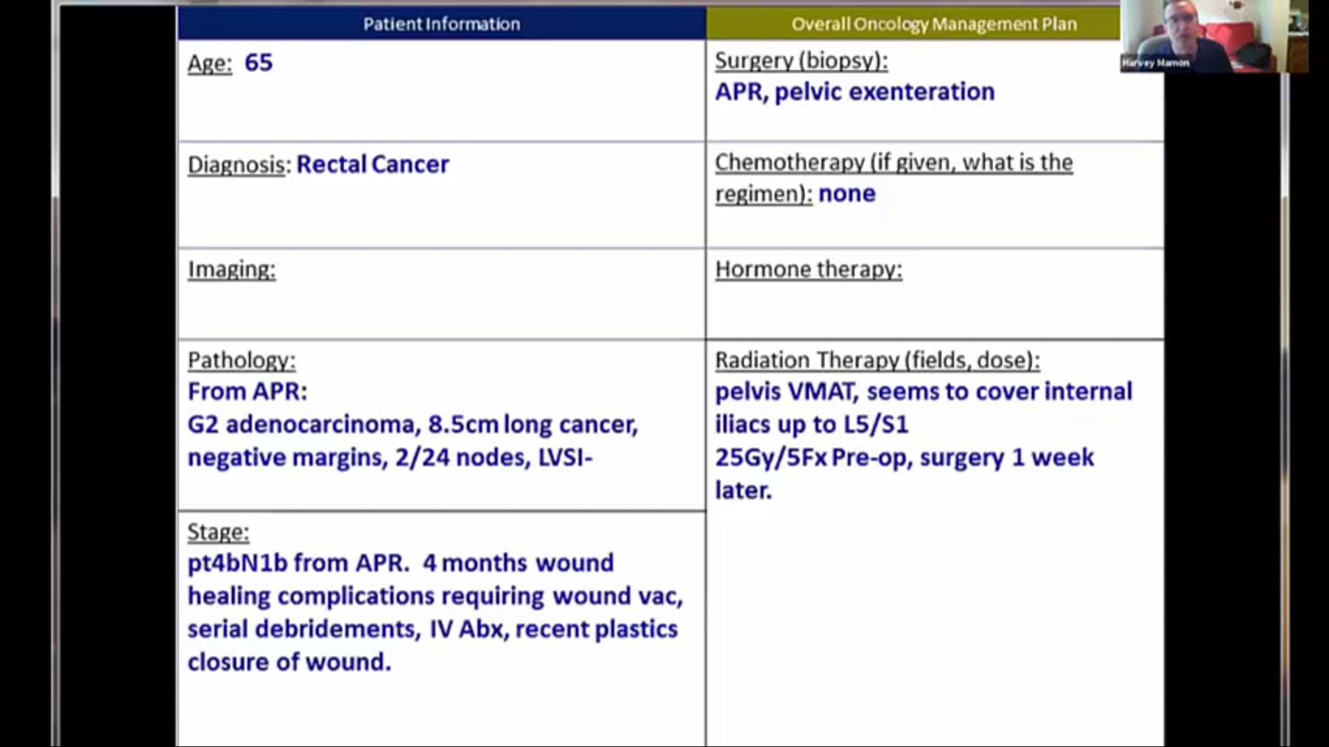 09/09/20 - Dr. Harvey Mamon - Radiation Oncology - GI US