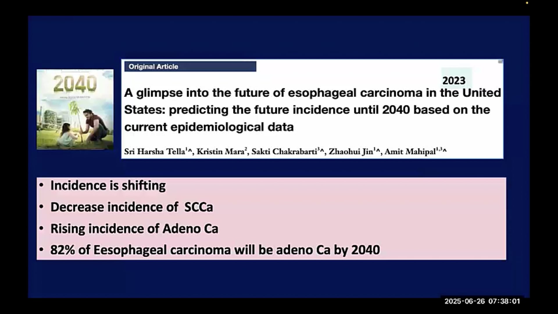 06/26/2025 - Dr. Tanweer Shahid - Radiation Oncology - India GI