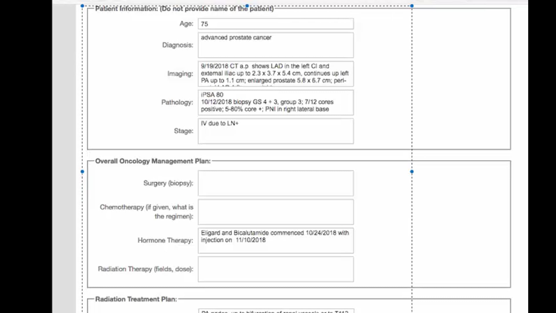 11/28/18 - Dr. Ronald Chen - Radiation Oncology - GU US