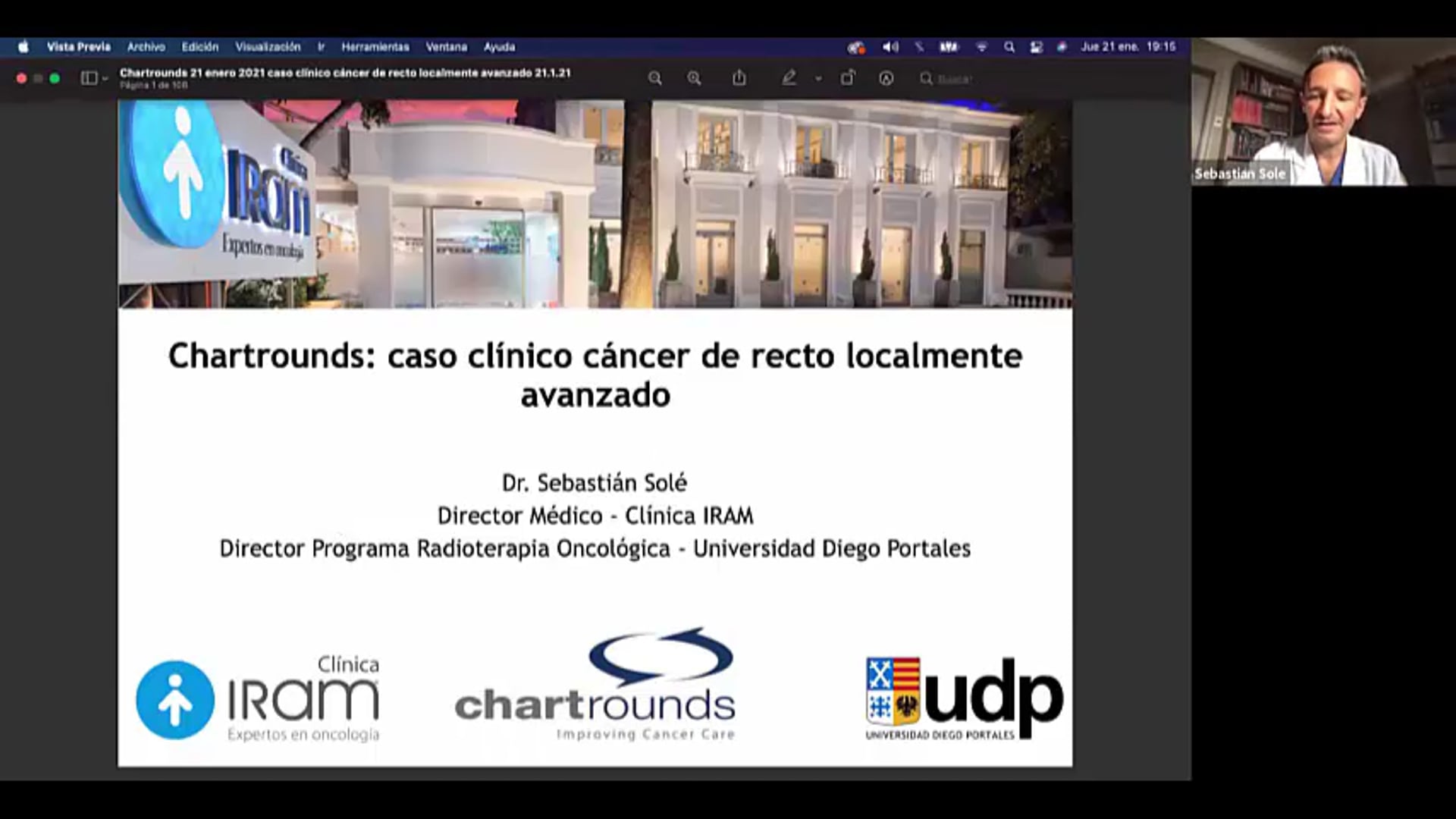 01/21/21 - Dr. Sebastián Solé - Radiation Oncology - GI Latin America