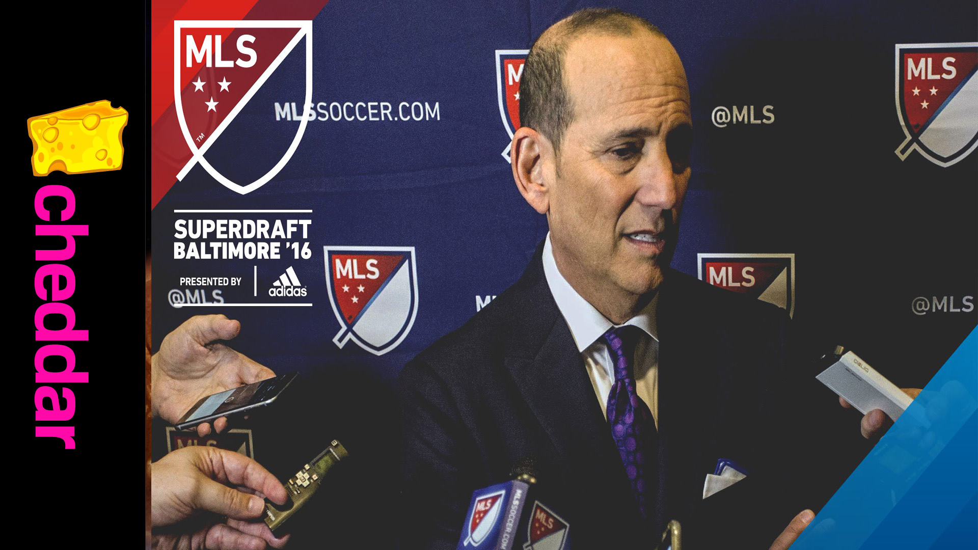 MLS Commissioner Joins Cheddar Exclusively to Talk Expansion and Growth