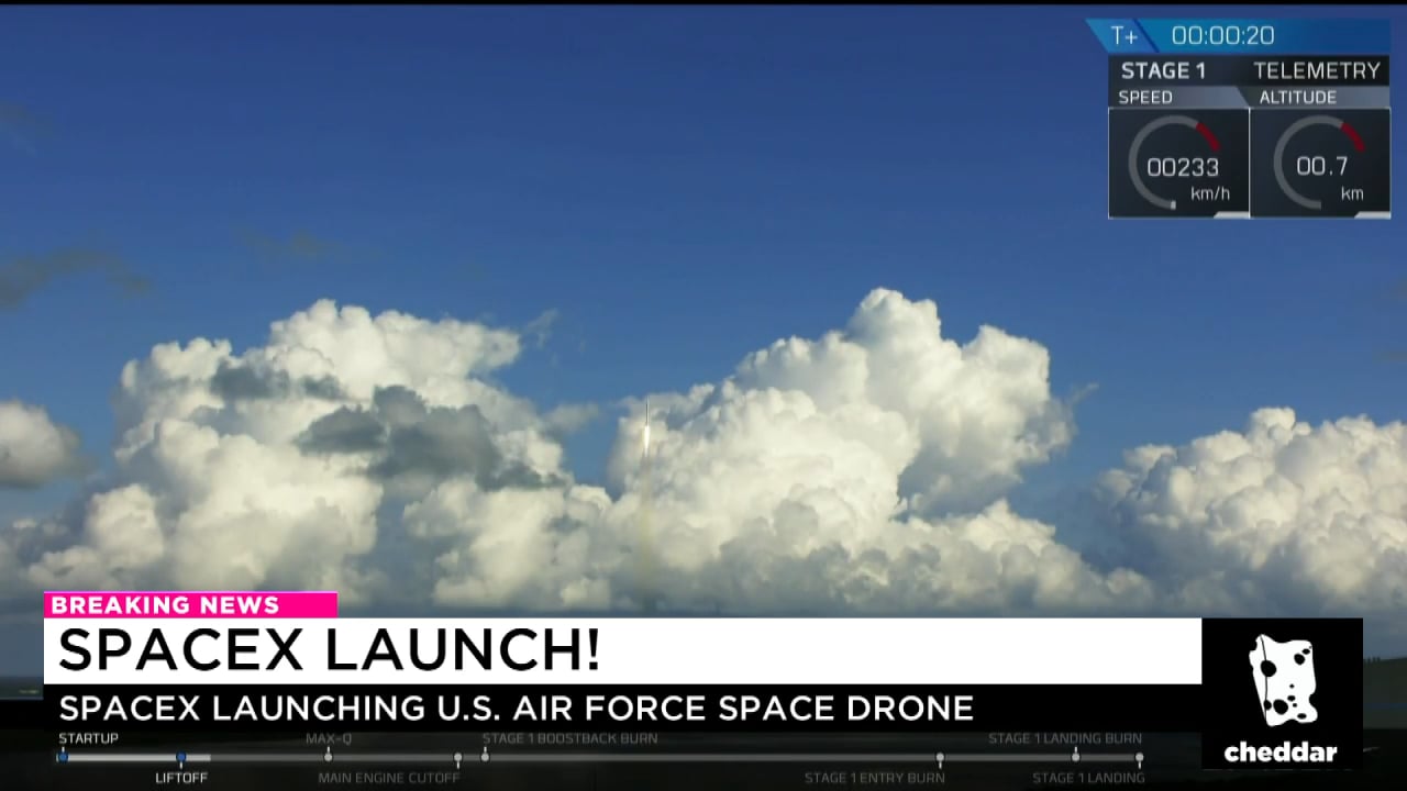 SpaceX Launches Air Force Space Drone