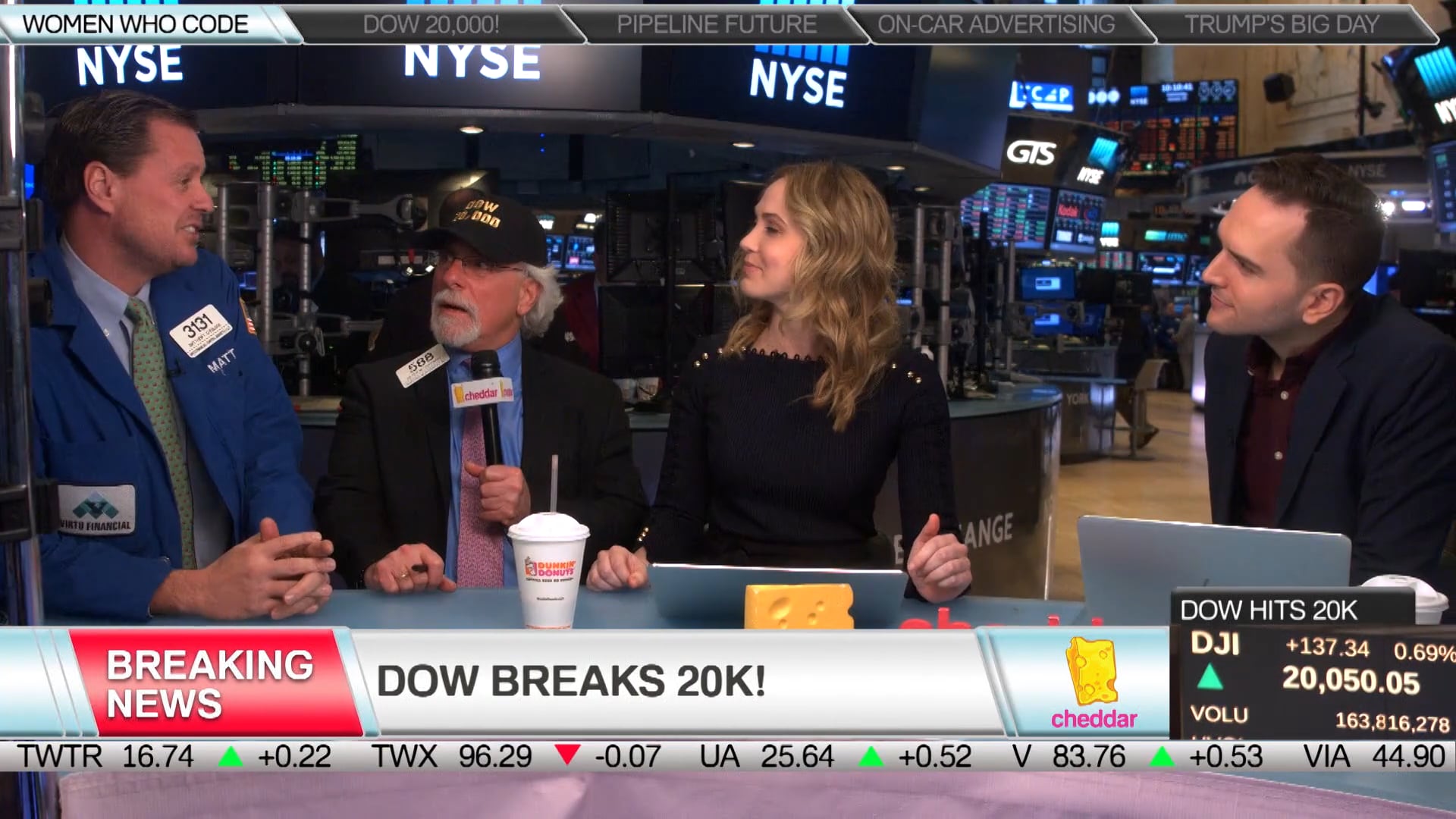 Peter Tuchman and Matt Cheslock: Here's How the Dow Broke 20K