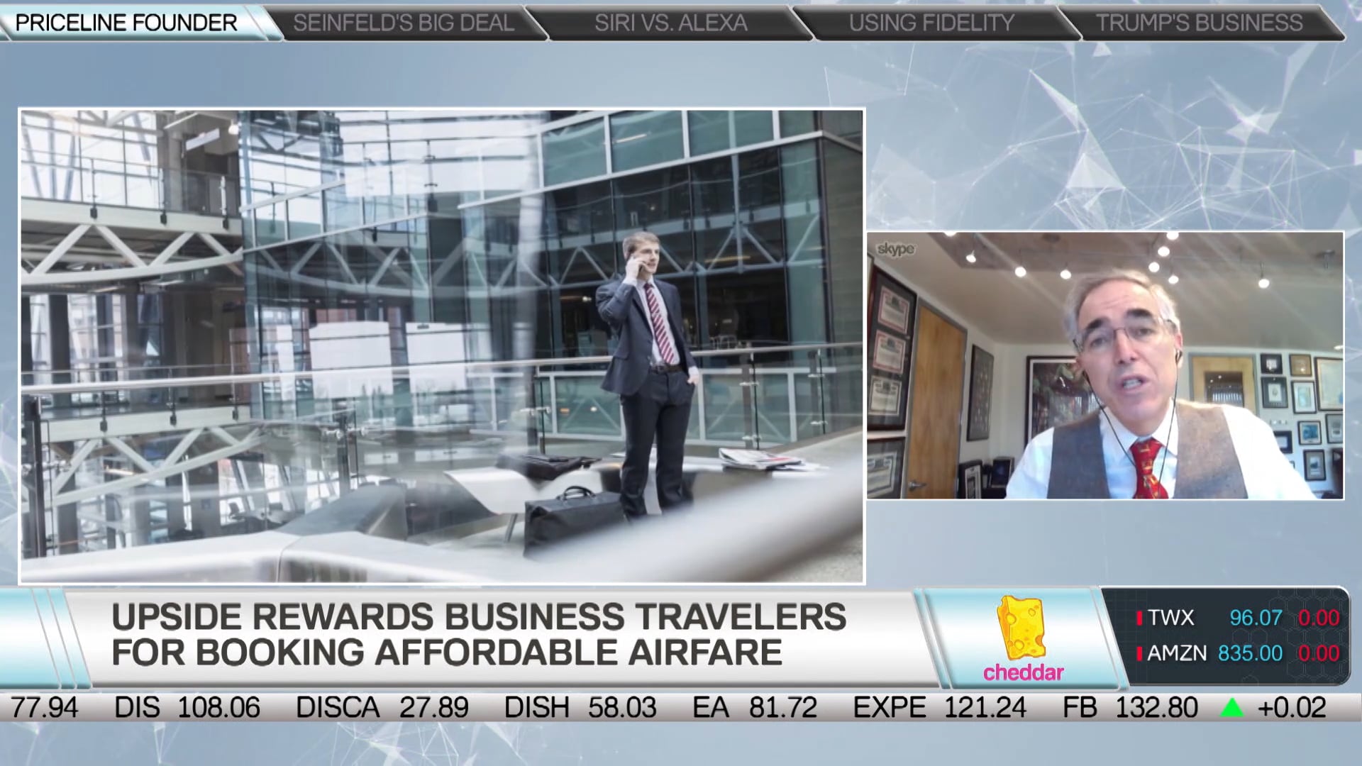 Jay Walker on Upside vs. Priceline.com