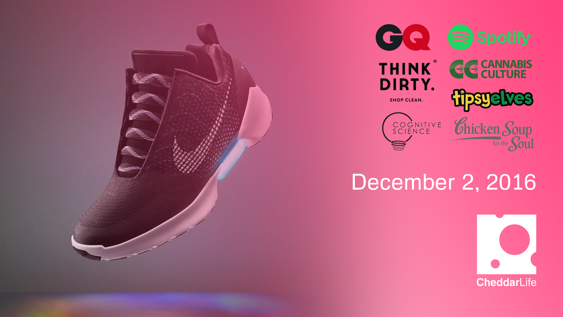 Cheddar Life December 2, 2016